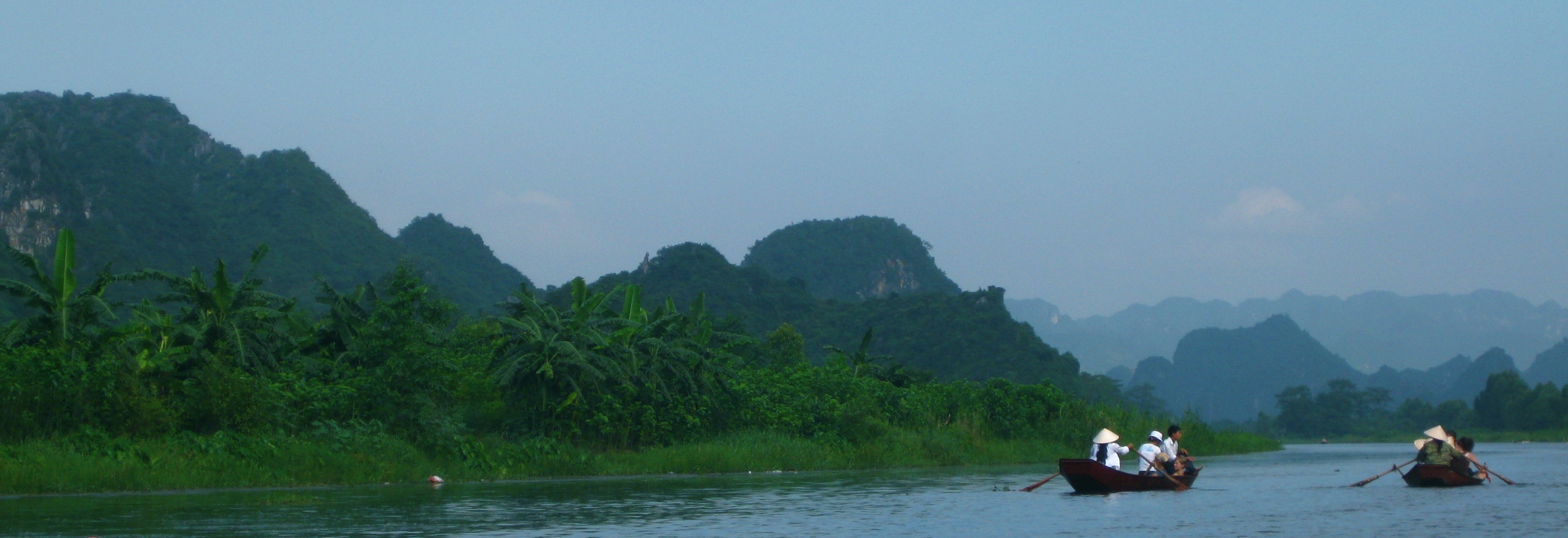Boats on the Perfume River, Ha Tay Province